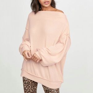 Free People Main Squeeze Hacci Pullover